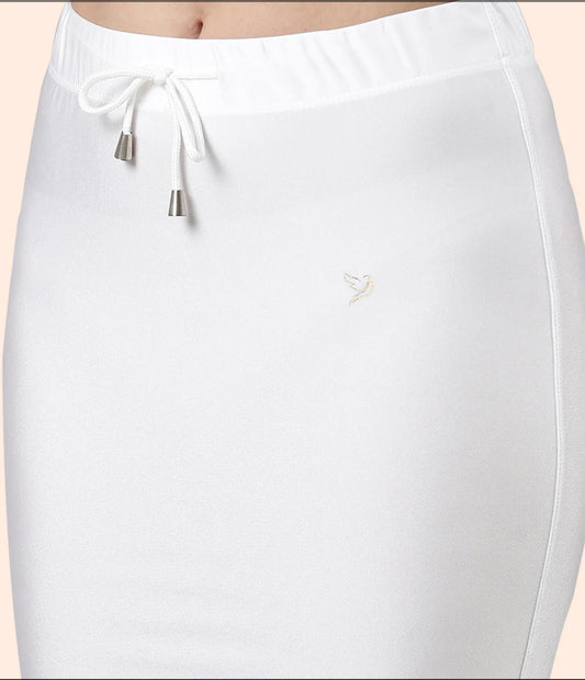 Milky way Shimmer/satin women saree shape wear