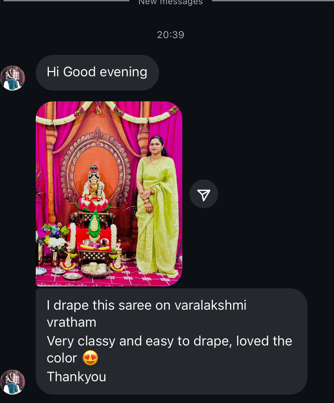 Green silk tissue saree with embroidered blouse