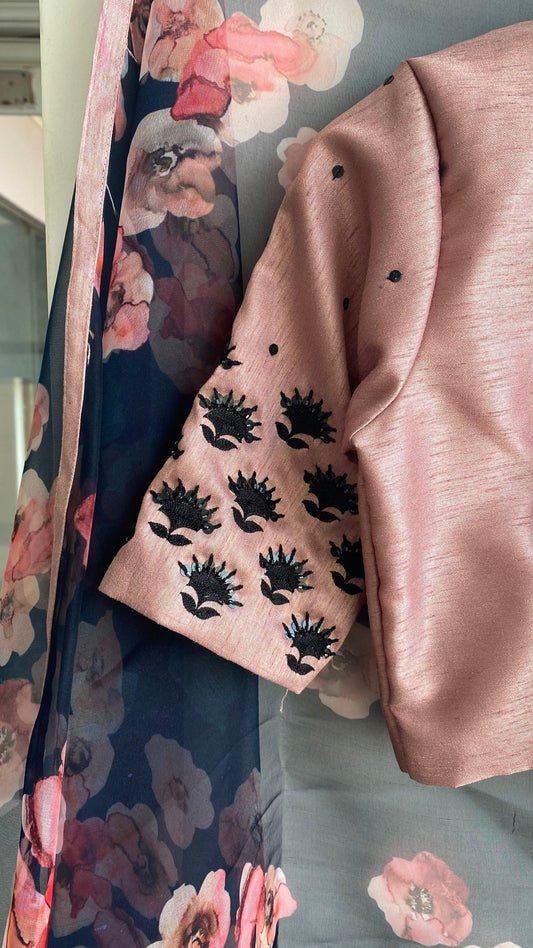 New latest designer hand made onion Blouse - Threads