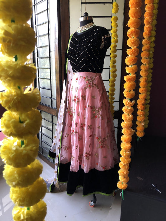 Beaded Organza Party wear salwar