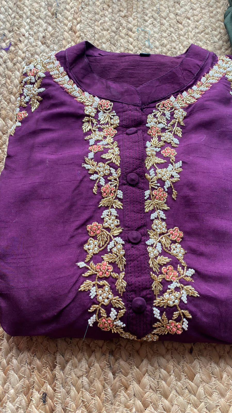 Kadai Wale Suit Neck Design