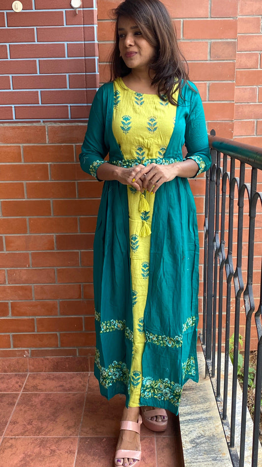 spaghetti pure cotton2 piece kurti set - Threads