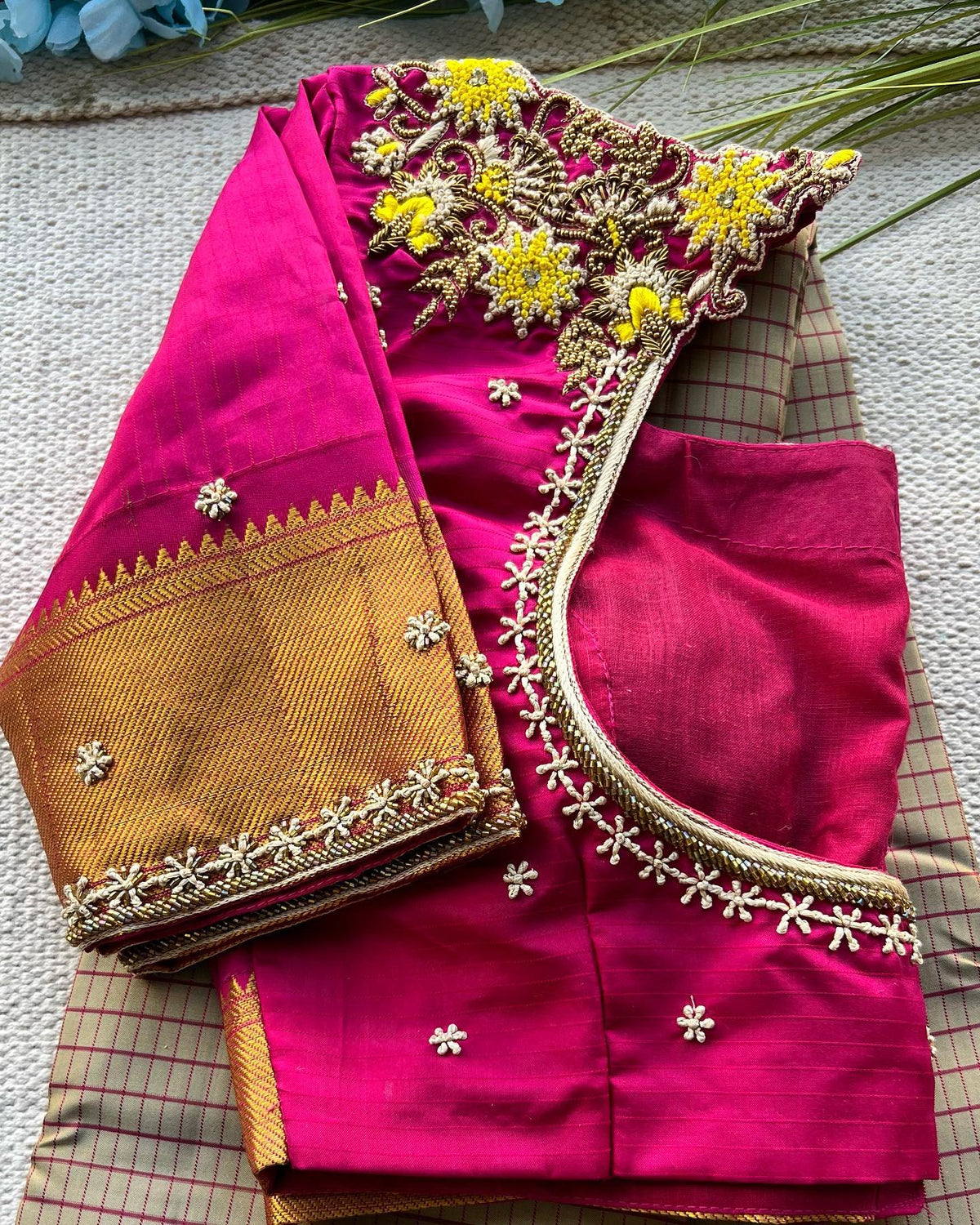 SILK SAREE BLOUE DESIGNS