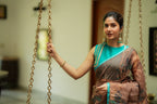 Rama green hand work blouse (only blouse)