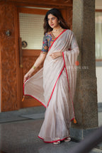 Blue kalamkari hand work blouse (only blouse)