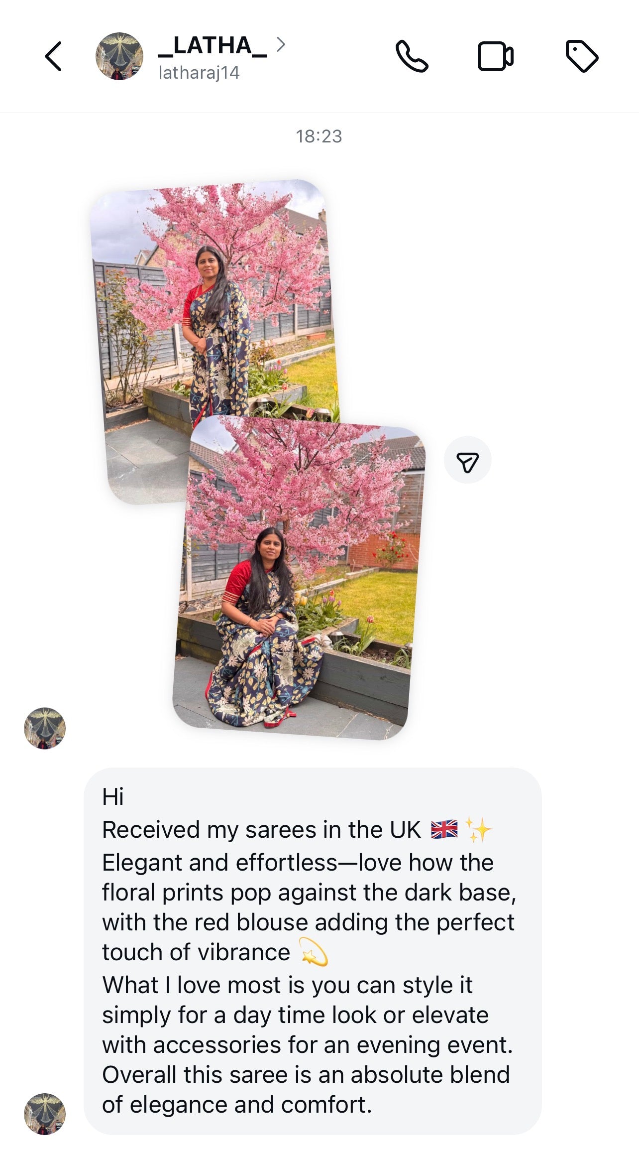 Blue dola silk kalamkari saree with maroon hand work blouse