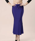 Blue diamond Shimmer/satin women saree shape wear