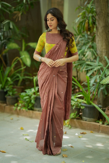 Lime yellow floral print blouse (Only blouse)