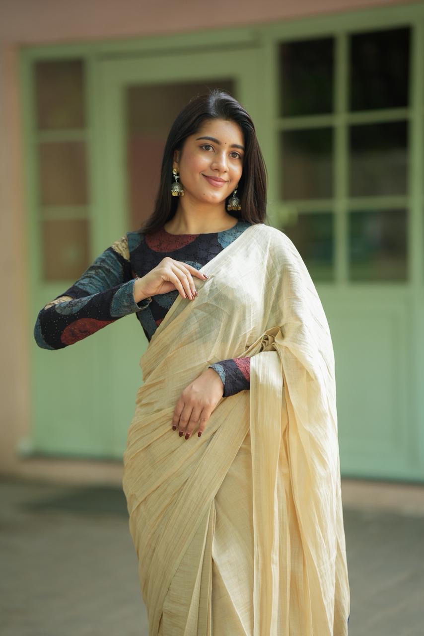 Black hakoba cotton Ajrak handblock print blouse (Only blouse)