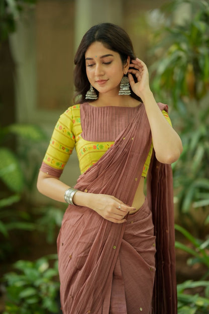 Lime yellow floral print blouse (Only blouse)