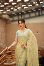 Dusty blue heavy hand work blouse (only blouse)