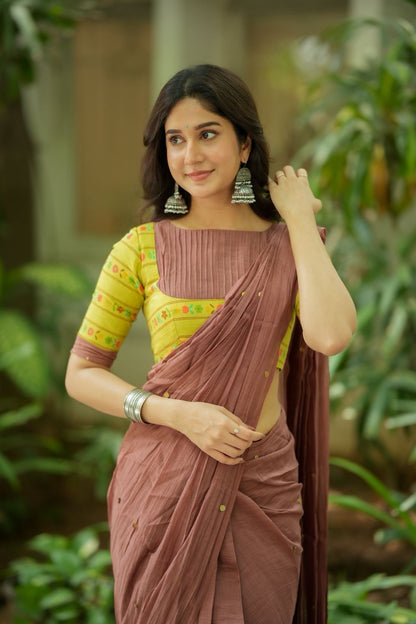 Lime yellow floral print blouse (Only blouse)