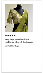 Cream linen hand worked blouse (only blouse)