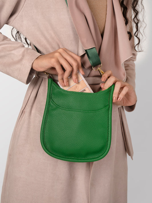 Green textured women stylish bag