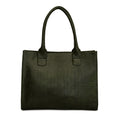 Women black textured office bag