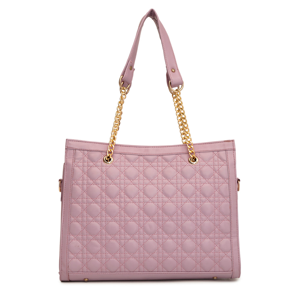 Women purple textured shoulder bag