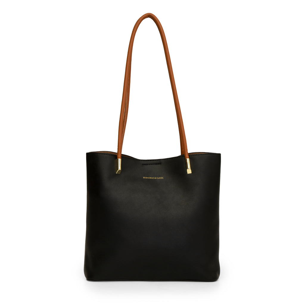 Women black solid shoulder bag