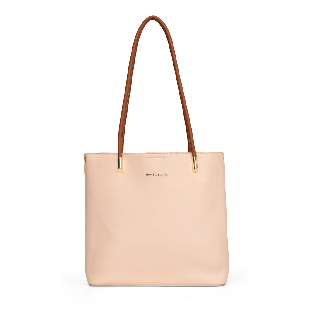 Women cream solid shoulder bag
