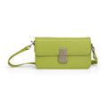 Women lemon green solid hand bag