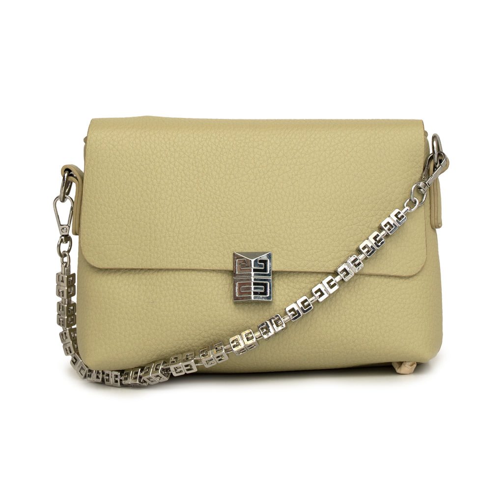 Women green textured sling bag