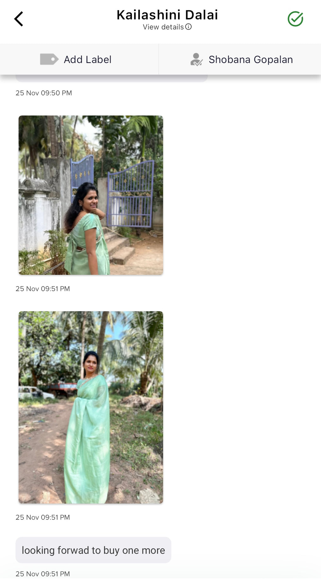Grey georgette saree with sequins blouse