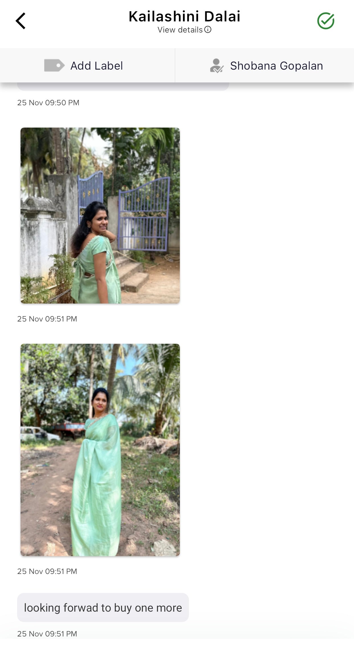Grey georgette saree with sequins blouse