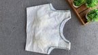 White crochet embroidery hand worked blouse