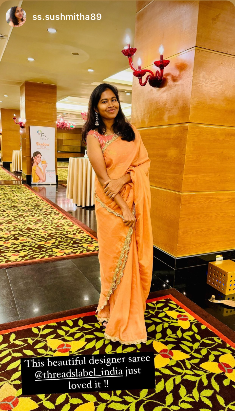 Grey georgette saree with sequins blouse