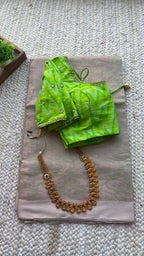 Silk blouse hand work design 1006