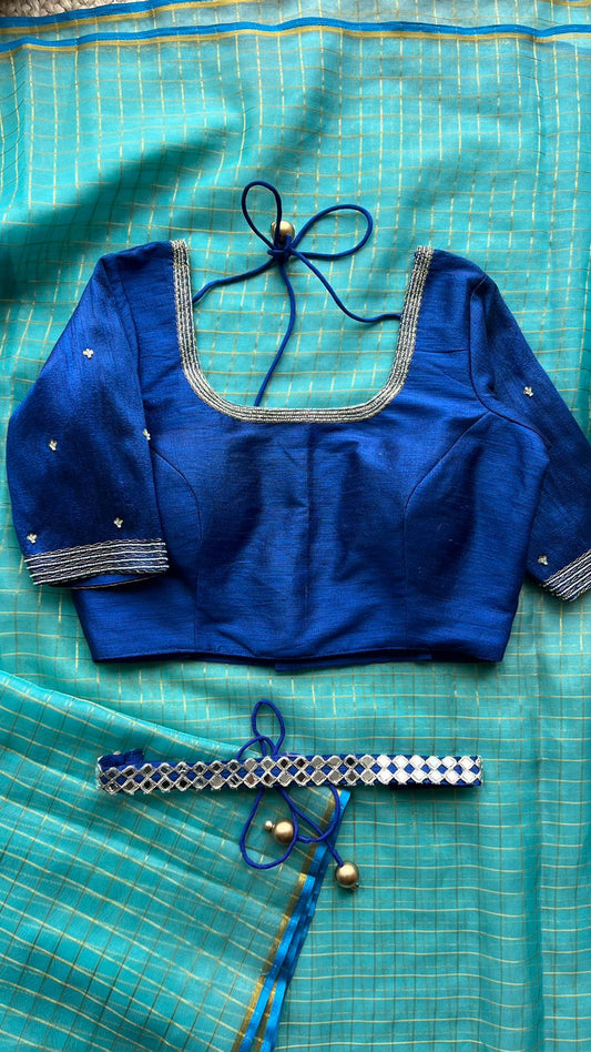 Cyon organza saree with handwork blouse