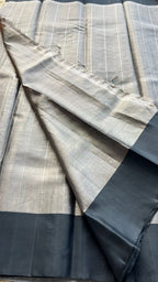 Silver tissue kanjivaram soft silk saree with blouse