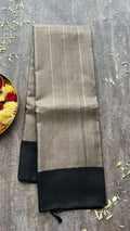 Silver tissue kanjivaram soft silk saree with blouse