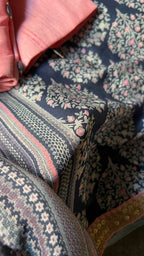 Pink silk beads handworked blouse (only blouse)