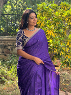 Black banarasi embroidery blouse (only blouse)