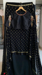 Silk blouse hand work design 1020