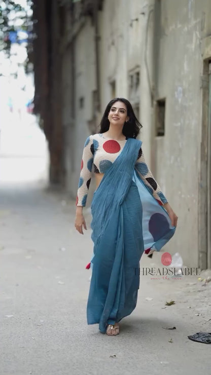 Lime yellow floral print blouse (Only blouse)