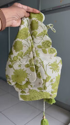 Cream linen hand worked blouse (only blouse)