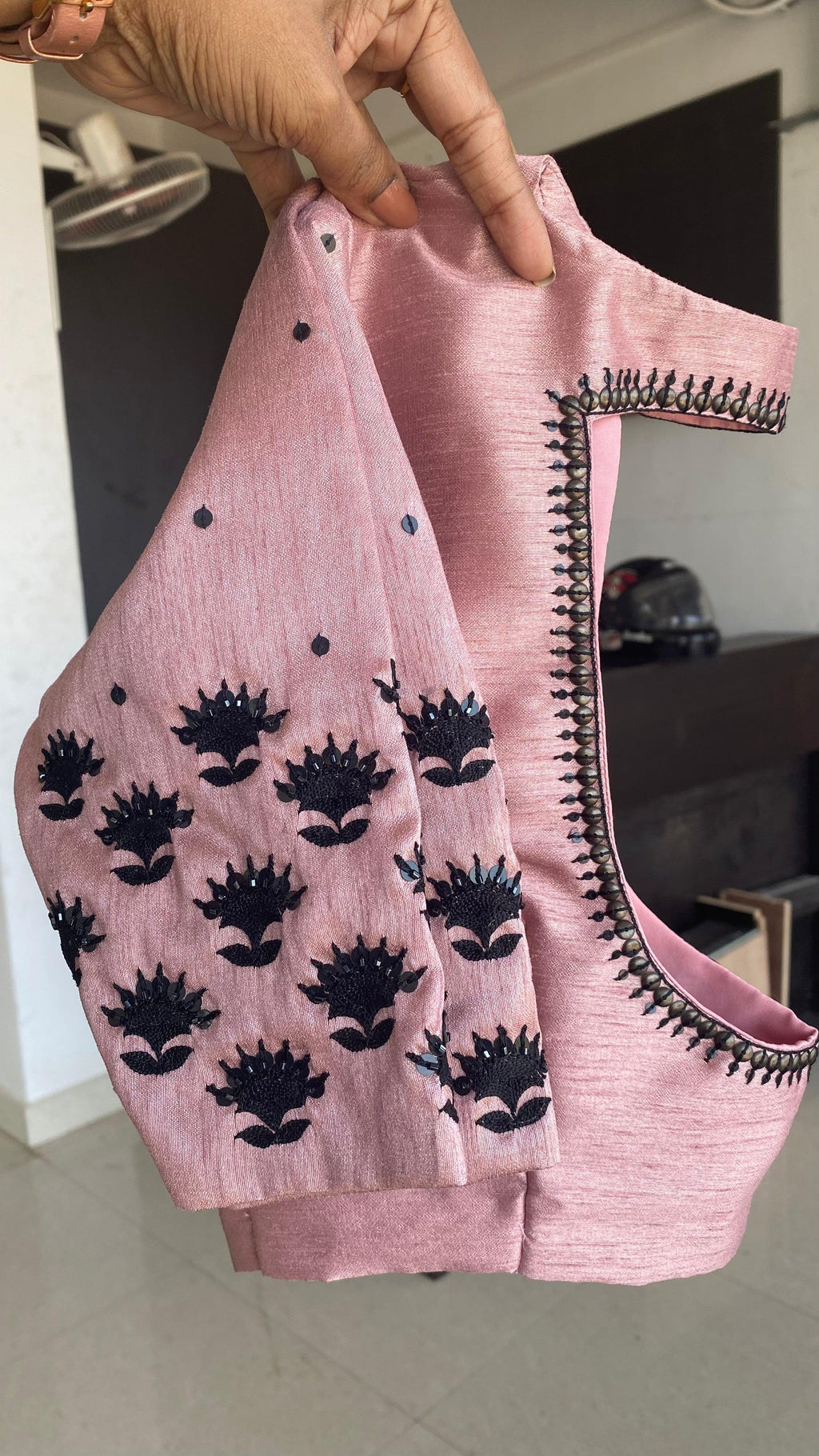 New latest designer hand made onion Blouse - Threads