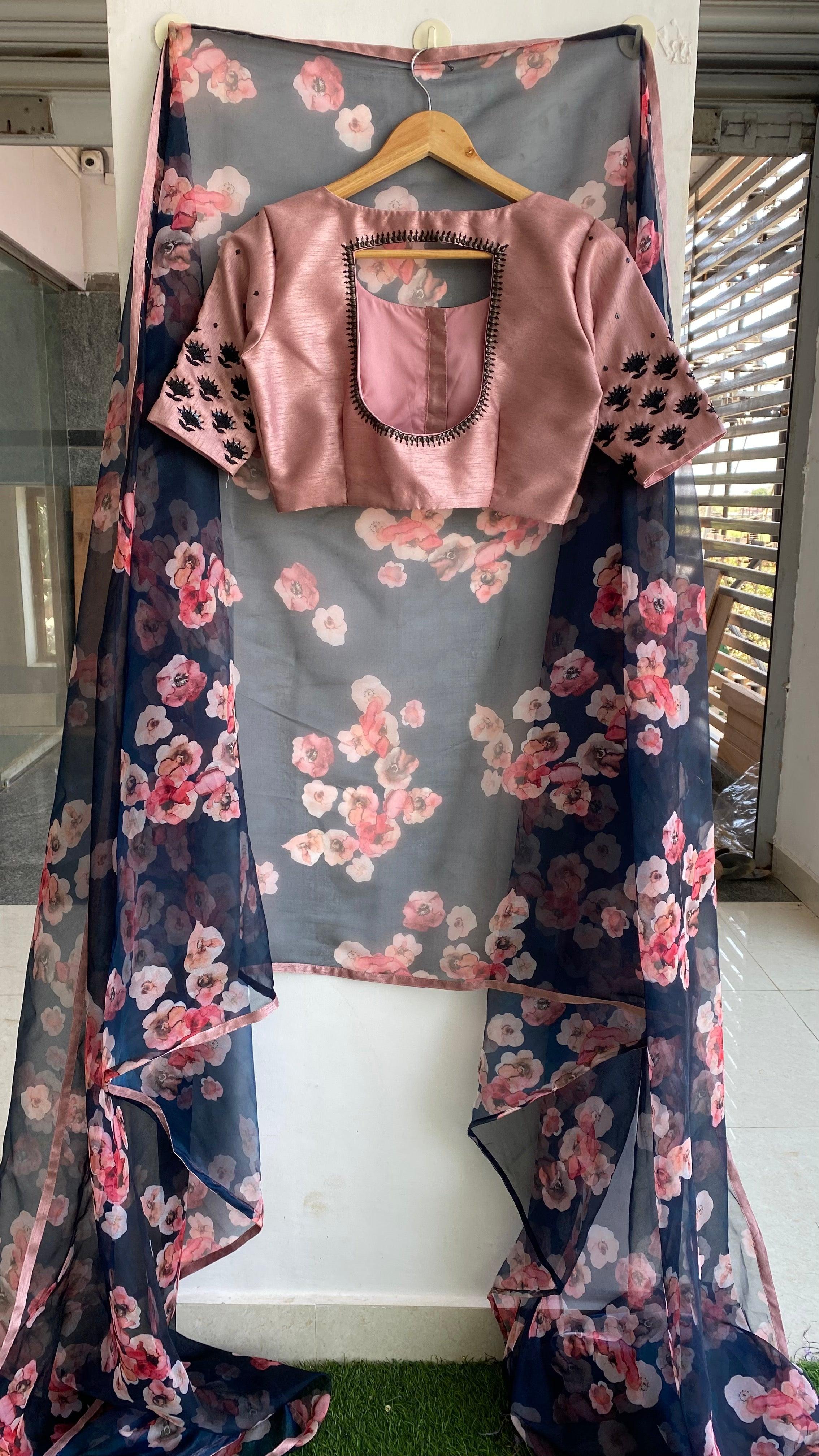 New latest designer hand made onion Blouse - Threads
