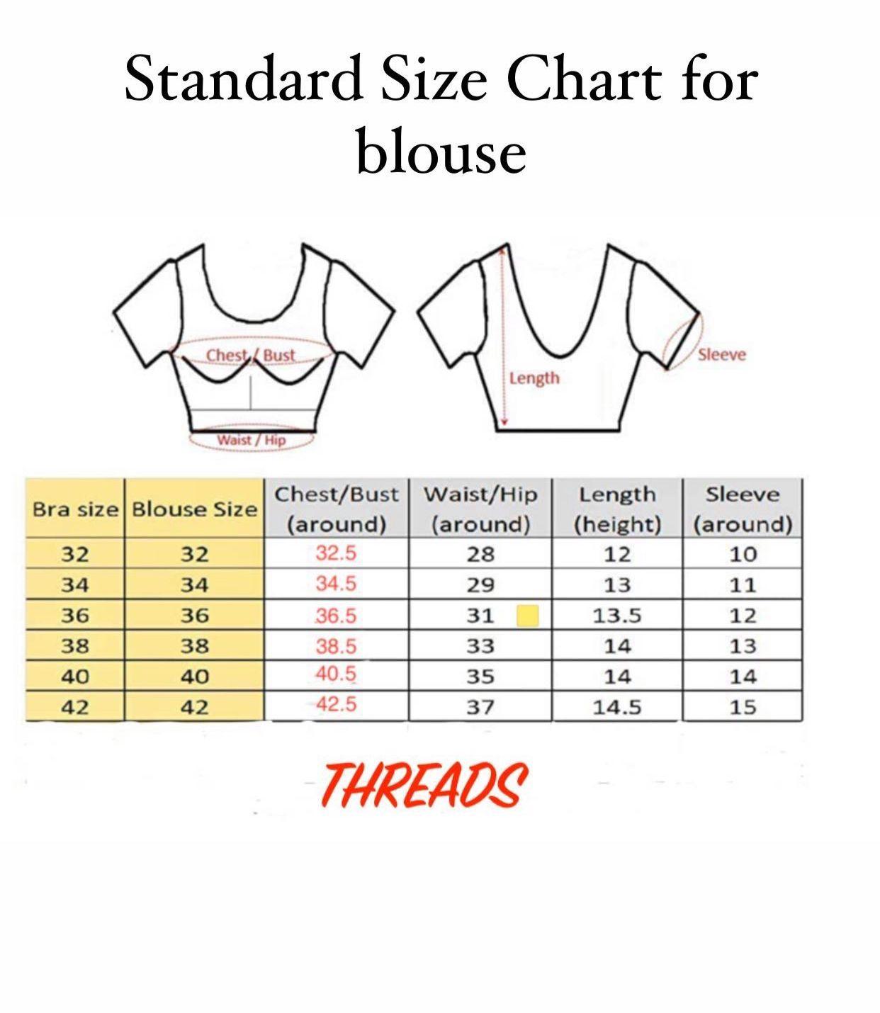 Blouse Stitching charges - Threads