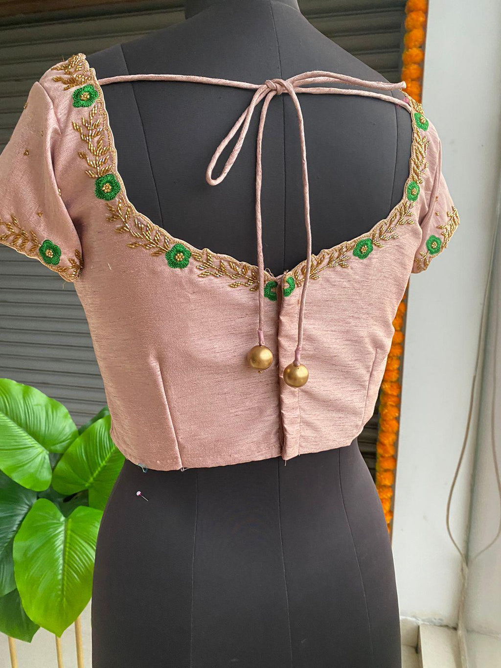Onion Silk hand worked blouse - Threads
