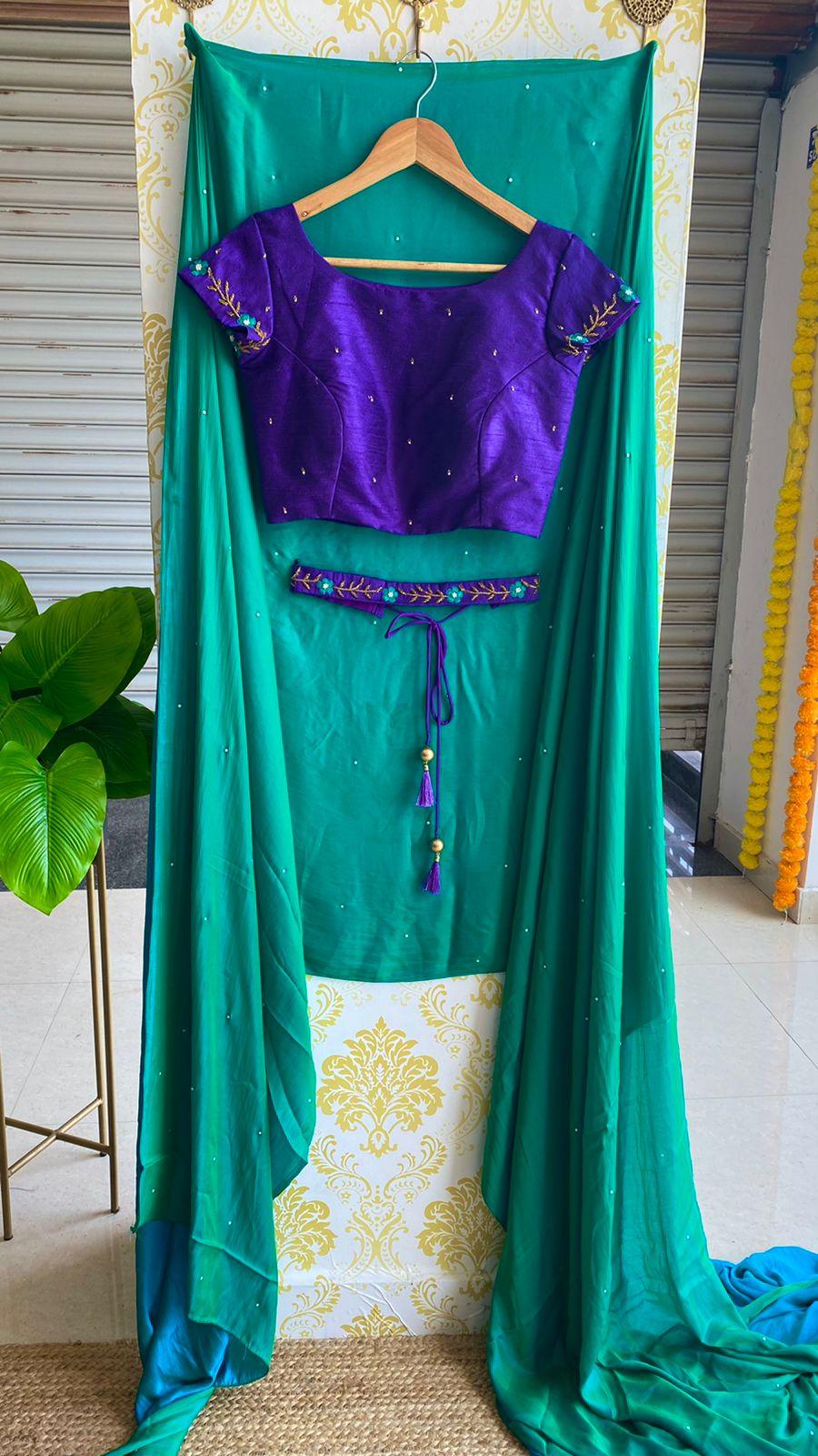 Unique Design and Color Pure Kanjivaram Fancy Silk Saree Sky Blue Color w/  Blouse – Kanchipuram Silk Sarees