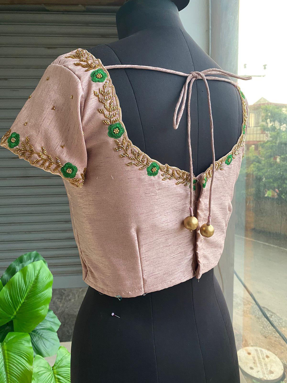 Onion Silk hand worked blouse - Threads