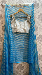 White Sleeveless handmade blouse - Threads