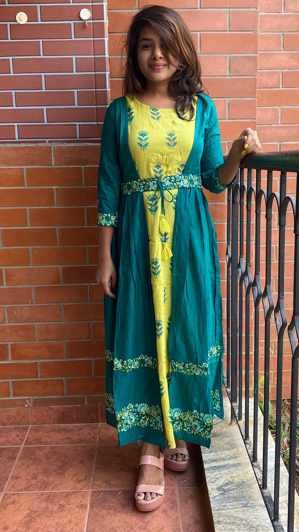 spaghetti pure cotton2 piece kurti set - Threads