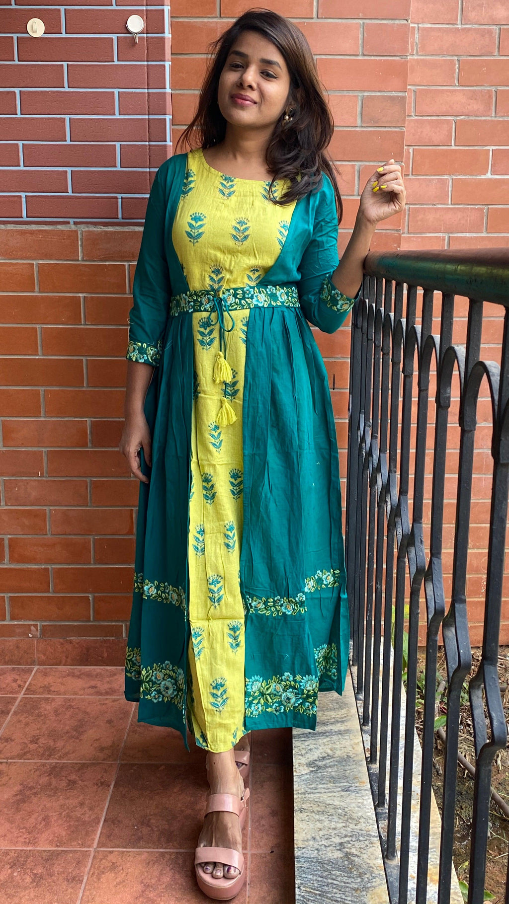 spaghetti pure cotton2 piece kurti set - Threads
