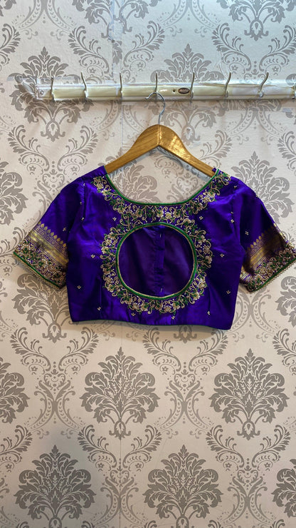 Bridal Blouse heavy Beads and Zardosi works - Threads
