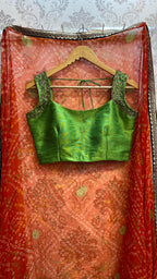 White Sleeveless handmade blouse - Threads